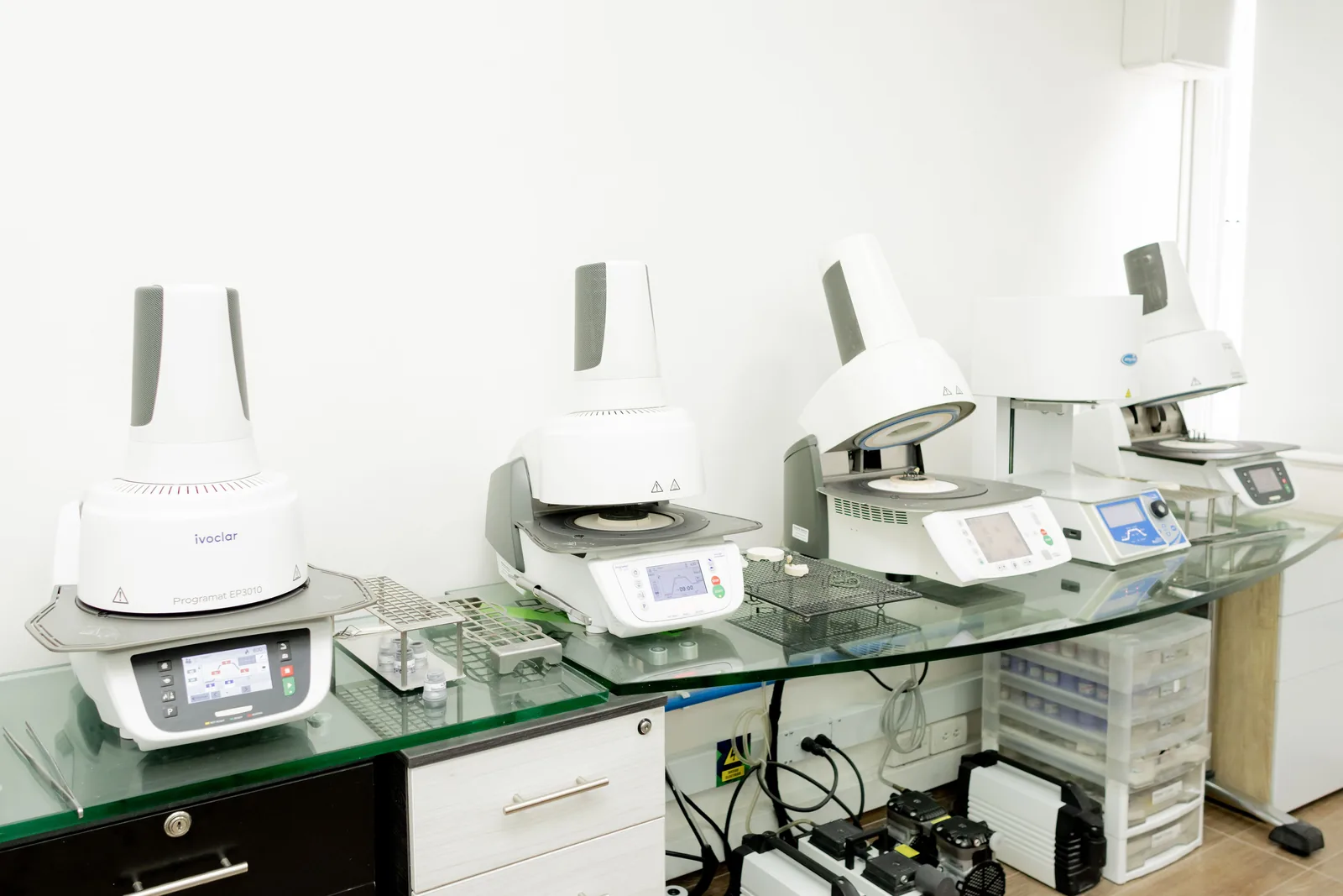 Batería de hornos de cerámica del laboratorio Praxen Dental